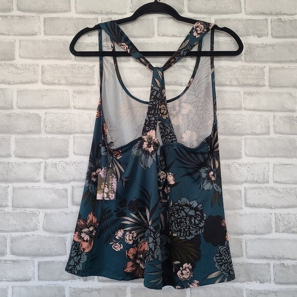 Midnight Baker Intimate Strappy Tank Top Sleepwear Coverup NEW sz Large - Picture 2 of 8